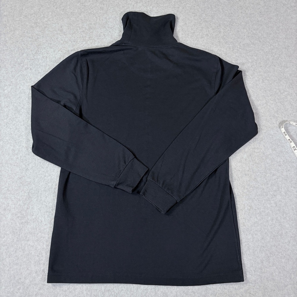 Buffalo Classic Mens XL Navy Blue Turtleneck Long Sleeve Shirt Bull Logo 2017